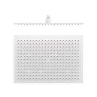 Hoofddouche Tres Selection | 31x45 cm | Rechthoek | Wit mat