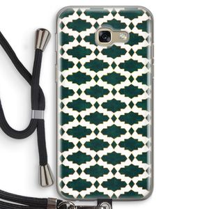 Moroccan tiles: Samsung Galaxy A5 (2017) Transparant Hoesje met koord