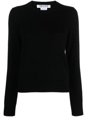 Comme Des Garçons Comme Des Garçons pull en cachemire à col rond - Noir