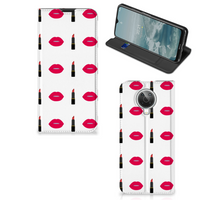 Nokia G10 | G20 Hoesje met Magneet Lipstick Kiss - thumbnail