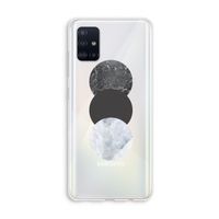 Marmeren cirkels: Galaxy A51 4G Transparant Hoesje