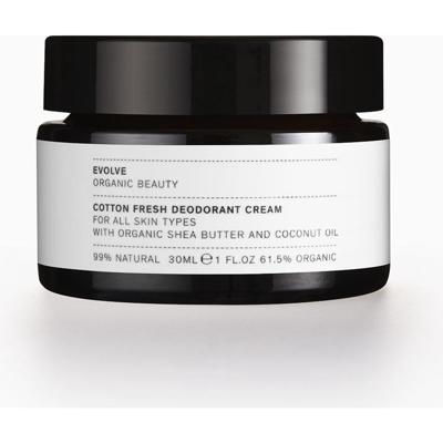 Evolve Organic Beauty Cotton Fresh Deodorant Cream 30ml