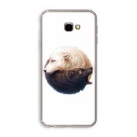 Yin Yang Wolves: Samsung Galaxy J4 Plus Transparant Hoesje Yin Yang Wolves: Samsung Galaxy J4 Plus Transparant Hoesje