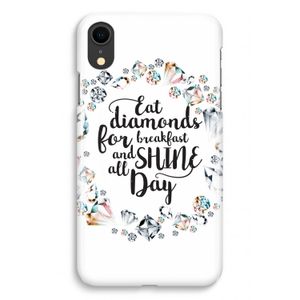 Diamonds: iPhone XR Volledig Geprint Hoesje