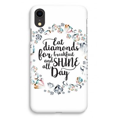 Diamonds: iPhone XR Volledig Geprint Hoesje
