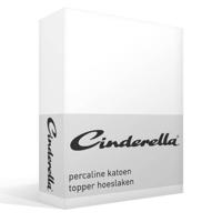 Cinderella Topper Hoeslaken Basic Percaline White-200 x 210 cm