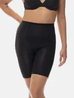 Corrigerende short lange pijpjes - Medium control - Shapewear boxershort - Anti slip rand
