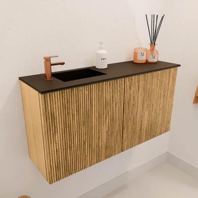 Toiletmeubel Mondiaz Joya | 80 cm | Meubelkleur Oak | Faye wastafel Urban Links | 1 kraangat Toiletmeubel Mondiaz Joya | 80 cm | Meubelkleur Oak | Faye wastafel Urban Links | 1 kraangat