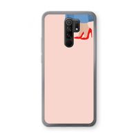 High heels: Xiaomi Redmi 9 Transparant Hoesje