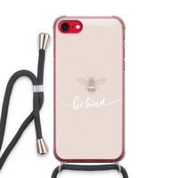 Be(e) kind: iPhone SE 2020 Transparant Hoesje met koord