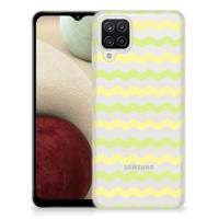 Samsung Galaxy A12 | TPU bumper | Waves Yellow