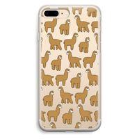 Alpacas: iPhone 7 Plus Transparant Hoesje Alpacas: iPhone 7 Plus Transparant Hoesje