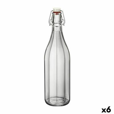 Fles Bormioli Rocco Oxford Transparant Glas 1 L (6 Stuks)