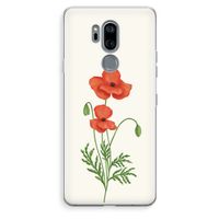 Red poppy: LG G7 Thinq Transparant Hoesje