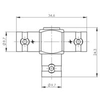 Telegärtner J01005A0010 J01005A0010 BNC-connector Bus 75 Ω 1 stuk(s) - thumbnail