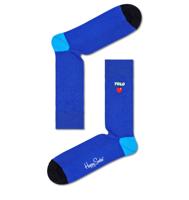 Happy Socks - Ribbed Embroidery Katoen Unisex