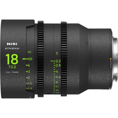 NiSi 18mm T2.2 (G-Mount) ATHENA PRIME full frame cinema lens (no drop in filter)