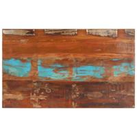 Tafelblad rechthoekig 15-16 mm 60x100cm massief gerecycled hout