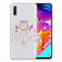 Samsung Galaxy A70 Telefoonhoesje met Naam Boho Dreamcatcher