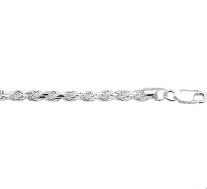 TFT Zilveren Ketting Koord Gediamanteerd 3,2 mm x 42 cm