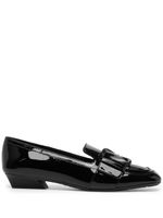 Ferragamo mocassins en cuir à boucles - Noir