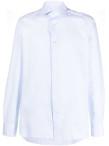 Zegna chemise en coton - Bleu