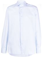 Zegna chemise en coton - Bleu