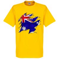 Australië Ripped Flag T-Shirt