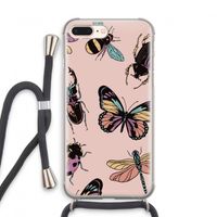 Tiny Bugs: iPhone 8 Plus Transparant Hoesje met koord