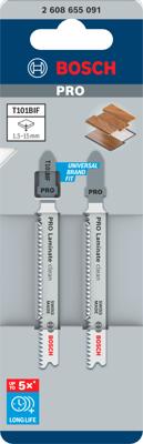 Bosch Accessoires PRO Laminate clean T101BIF decoupeerzaagblad | 83 mm | 2-delig - 2608655091