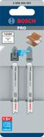 Bosch Accessoires PRO Laminate clean T101BIF decoupeerzaagblad | 83 mm | 2-delig - 2608655091