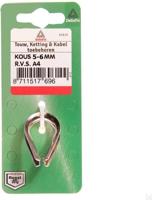 Kous 5-6mm rvs 2st - Deltafix