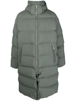 Y-3 parka à design matelassé - Vert
