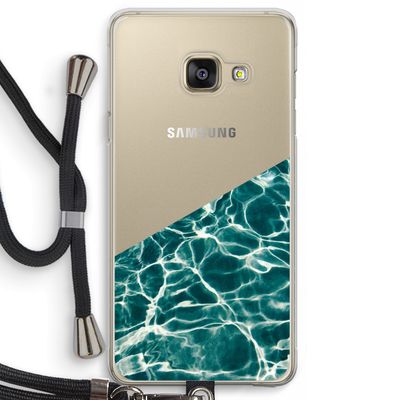 Weerkaatsing water: Samsung Galaxy A3 (2016) Transparant Hoesje met koord