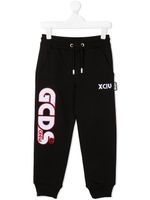 Gcds Kids pantalon de jogging à logo imprimé - Noir