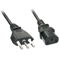 Lindy 30411 0.7m C13 stekker Zwart electriciteitssnoer