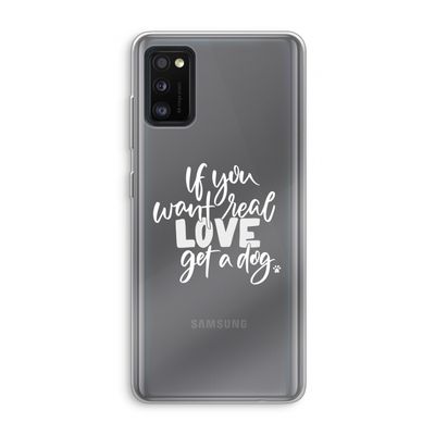 Partner in crime: Samsung Galaxy A41 Transparant Hoesje