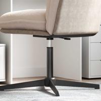 VidaXL Kantoorstoel gascilinder zwart 355-540 mm ijzer