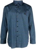 ETRO chemise imprimée à logo Pegaso - Bleu