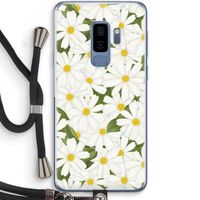 Summer Daisies: Samsung Galaxy S9 Plus Transparant Hoesje met koord