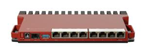 Mikrotik L009UiGS-RM bedrade router 2.5 Gigabit Ethernet, Gigabit Ethernet Rood