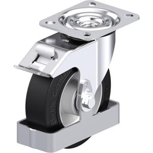 Blickle L-ALEV 125K-FI-FS Plaatstalen zwenkwiel Wieldiameter: 125 mm Draagvermogen (max.): 250 kg 1 stuk(s)
