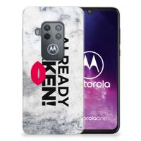 Motorola One Zoom | Siliconen hoesje | met naam Already Taken White Motorola One Zoom | Siliconen hoesje | met naam Already Taken White