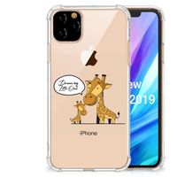 Apple iPhone 11 Pro Max Stevig Bumper Hoesje Giraffe