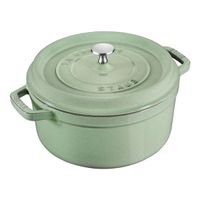 Staub - stoofpan gietzijder - salie - 26 cm