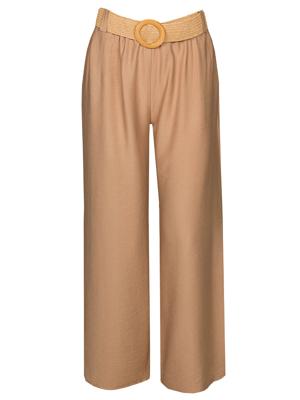 Broek Straight Camel