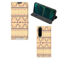 Sony Xperia 5 III Hoesje met Magneet Aztec Yellow - thumbnail