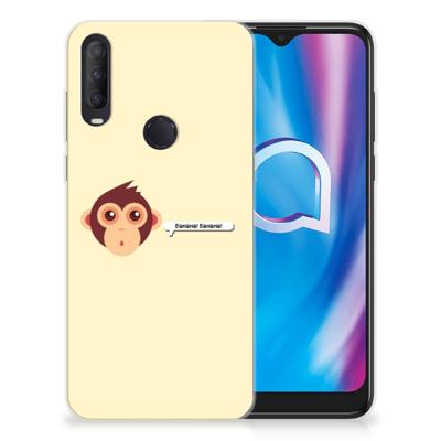 Alcatel 1S (2020) Telefoonhoesje met Naam Monkey Alcatel 1S (2020) Telefoonhoesje met Naam Monkey