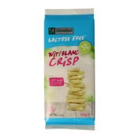 Witte chocoladetablet crisp gluten- en lactosevrij 100 Gram