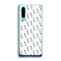 Pluimen: Huawei P30 Transparant Hoesje Pluimen: Huawei P30 Transparant Hoesje